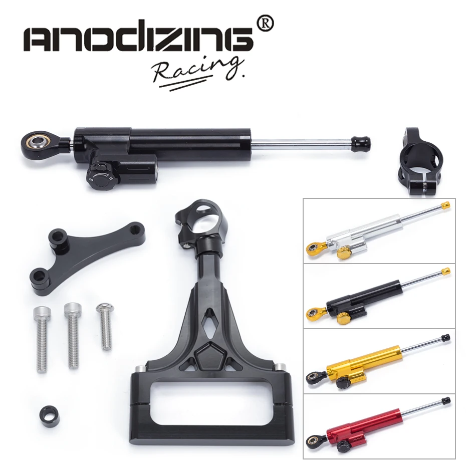

For KAWASAZI Z1000 Z750 2003-2009 Motorcycle Steering Damper Stabilizerlinear Reversed Safety Control with Bracket