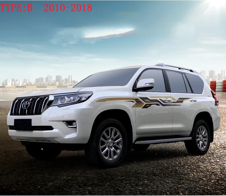 Новый дизайн OEM наклейка на кузов автомобиля для Land Cruiser Prado LC150 2010 2018 аксессуары|car