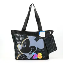 Disney термоизоляционная сумка, вместительные детские бутылочки для кормления, Мультяшные детские подгузники, Оксфорд сумки