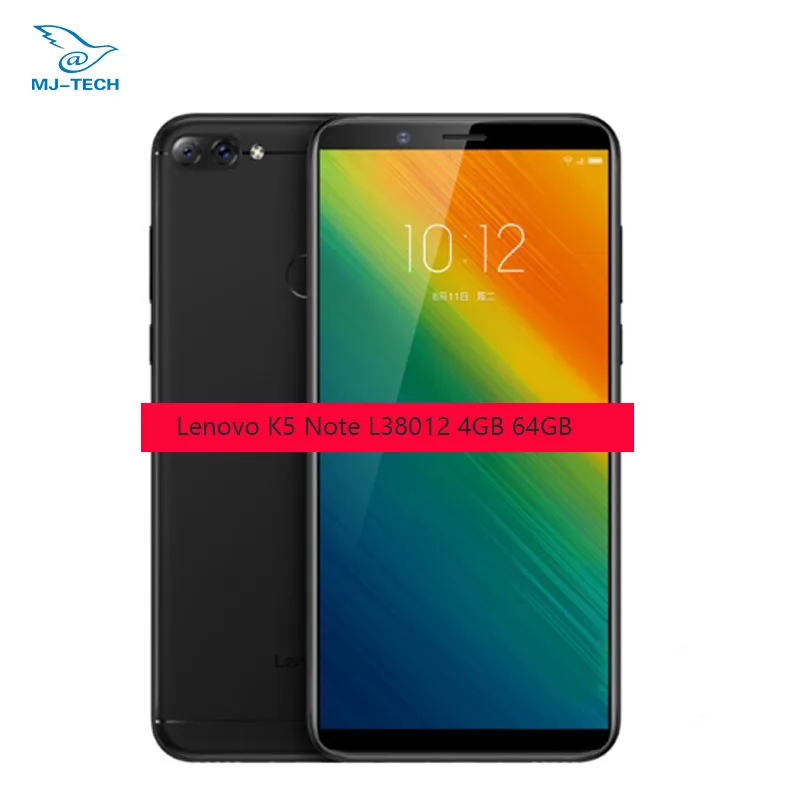 Lenovo K5 Note 4 ГБ 64 L38012 6 0 дюймов Зуй 3 9 4G FDD 18:9 1440x720 Snapdragon 450 Octa core двойной чехол накладка