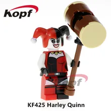 Building Blocks Single Sale Suicide Squad Harley Quinn Joker Super Heroes Bricks Action Figures Toys for children Model KF425