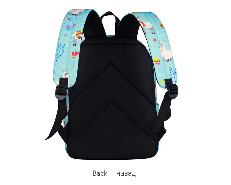WINNER Animal Backpack 3D Print Cute Alpaca Flower School Backpack For Teenage Girls Laptop Travel Rucksack Mochila Feminina (6)