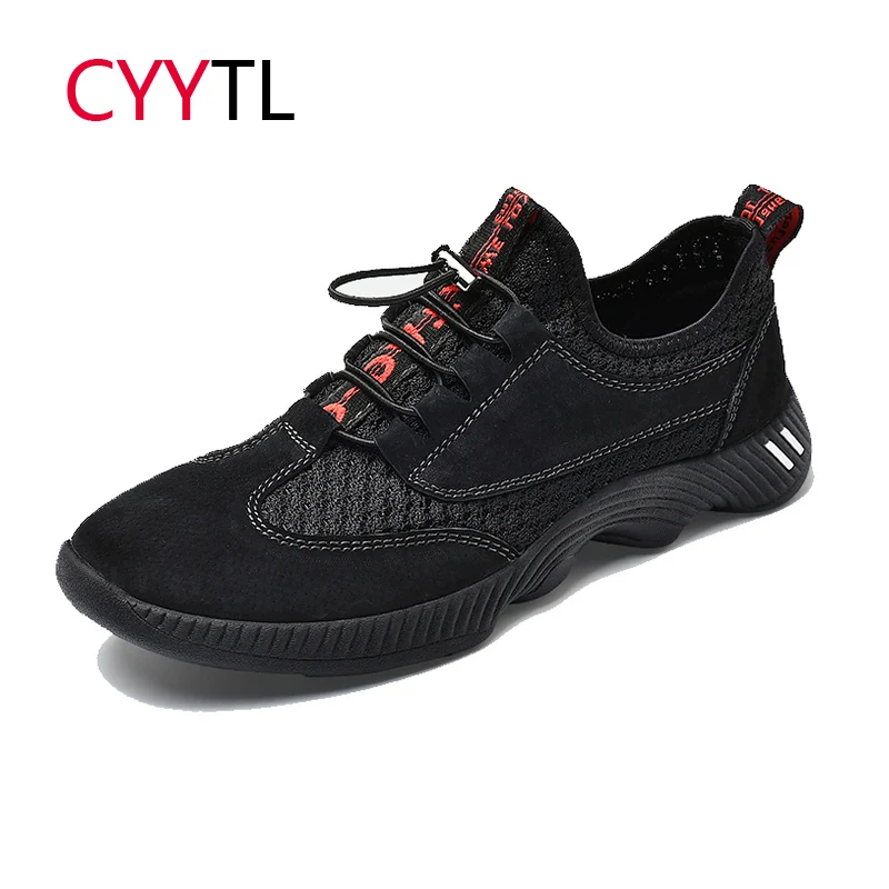 

CYYTL New Men's Sneakers 2019 Spring Breathable Soft Walking Shoes Elastic Casual Lightweight Tenis Masculino Zapatos De Hombre