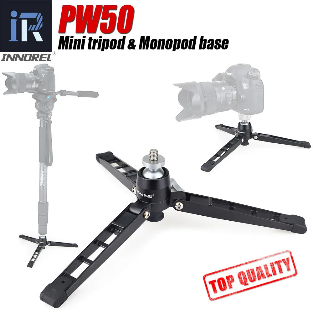 Camera Mini tripod Support for video monopod All metal stand base desktop table tripod with ball