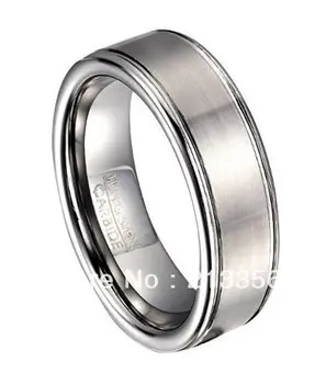 

FREE SHIPPING!USA WHOLESALES CHEAP PRICE BRAZIL RUSSIA CANADA UK HOT SELLING 8MM SATIN GROOVES MENS BRIDAL TUNGSTEN WEDDING RING