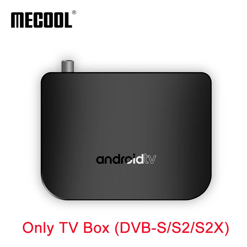 DVB-S2 Android tv Box Amlogic S905D 2,4G wifi Поддержка 4K H.265 DVB S2 S2X спутниковый ресивер Mini M8S Plus Smart tv медиаплеер - Цвет: Only TV Box