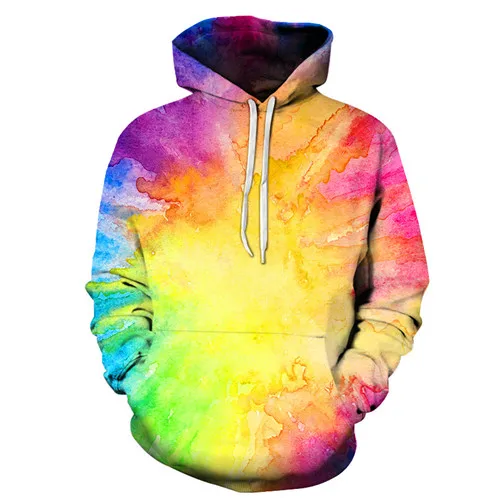 NeonDye от Brizbazaar художественная живопись мужские свитера и толстовки спортивный костюм Harajuku одежда с капюшоном для улицы пальто 3d пуловер Прямая поставка