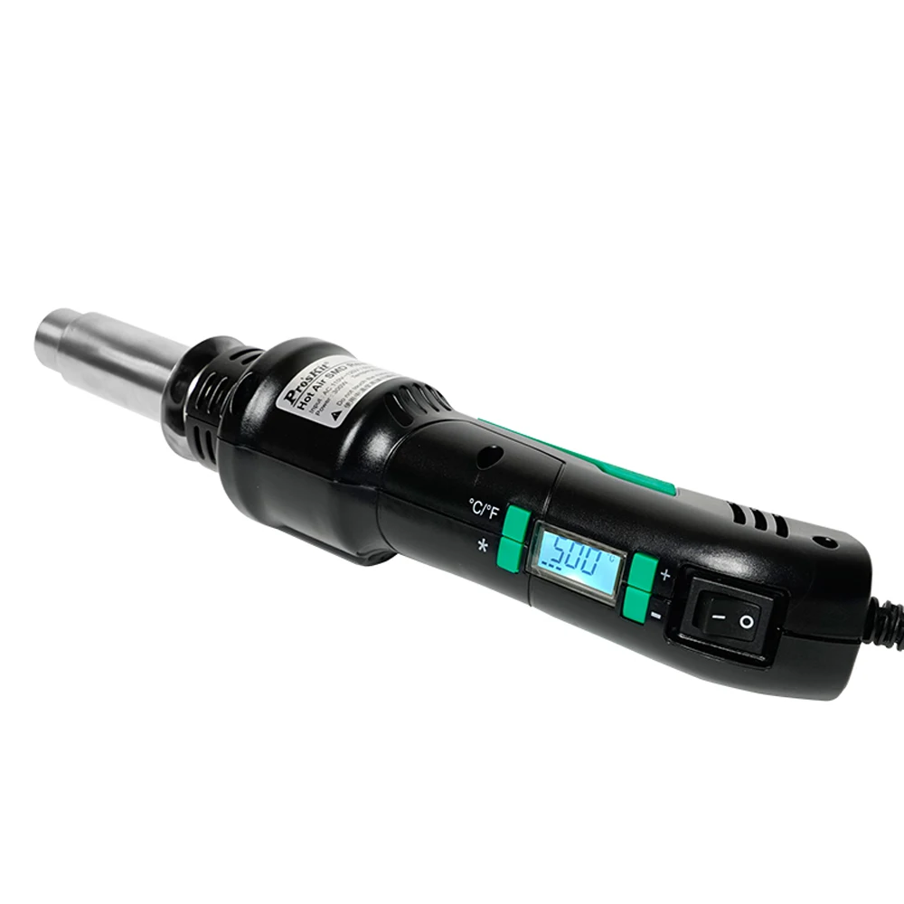  Pro'sKit SS-602H ProsKit S300W Portable Adjustable Hot Air Gun LCD Display Temperature Mobile Phone