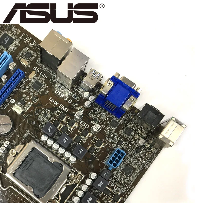 Материнская плата Asus P8H67-M PRO для настольных ПК H67 Socket LGA 1155 i3 i5 i7 DDR3 32G u ATX UEFI биос оригинальная б/у оригинальная материнская плата