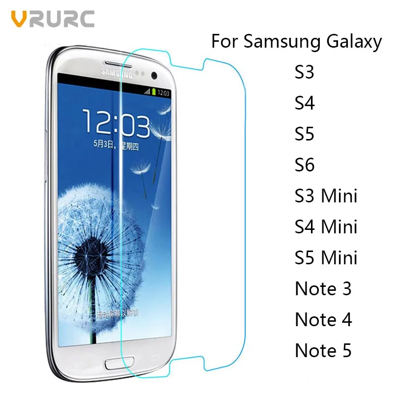 vrurc tempered glass for samsung galaxy s3 s4 s5 s6 s3 mini s 4mini s5 mini note 2 3 4 5 screen vrurc tempered glass for samsung galaxy s3 s4 s5 s6 s3 mini s 4mini s5 mini note 2 3 4 5 screen