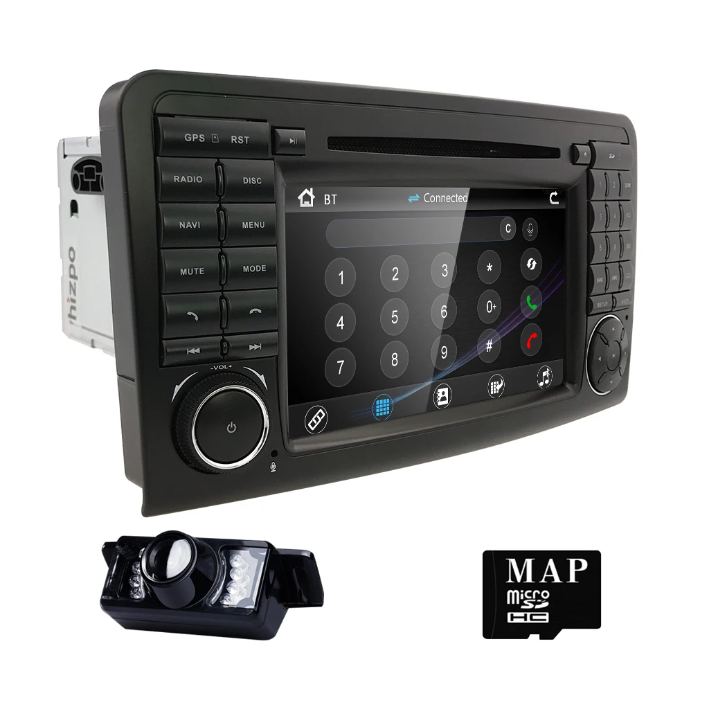 Автомобильный DVD радио gps для Mercedes Benz GL ML CLASS W164 X164 ML300 350 450 GL320 USB стальное колесо управление DVR камера карта