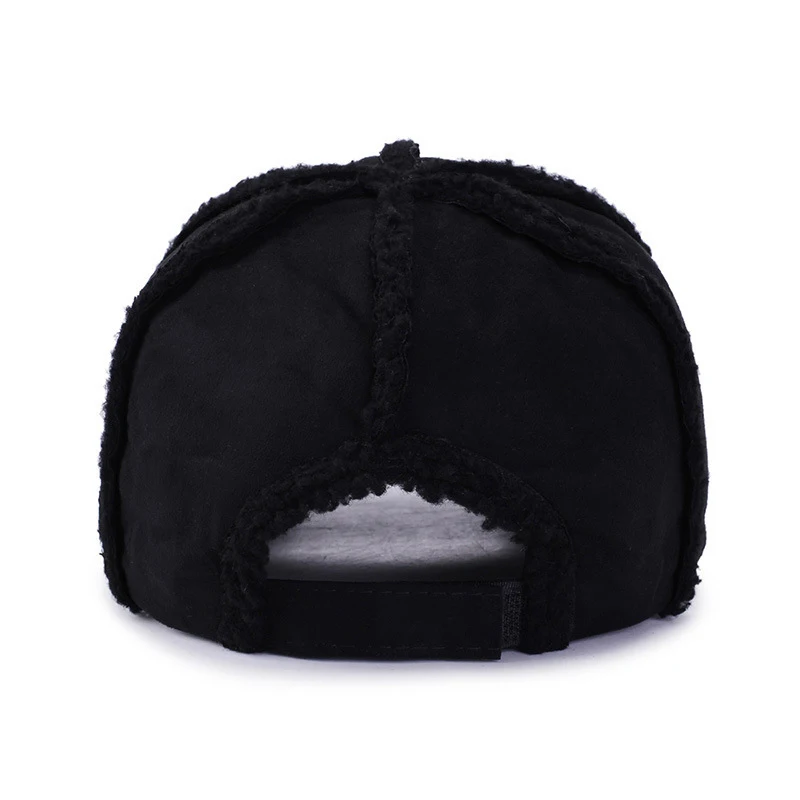 Thicken Winter Baseball Cap Warm Bone Men Women Wool Snapback Thermal Adjustable Truker Cap Dad Hat Sport Casquette CP0308 (8)