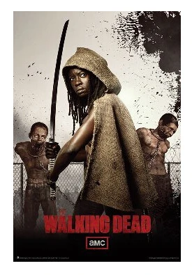 The Walking Dead Sword Luxary Home Decoration Fashion Custom FREE SHIPPING Poster Print Size(40x60)cm Wall Sticker | Дом и сад