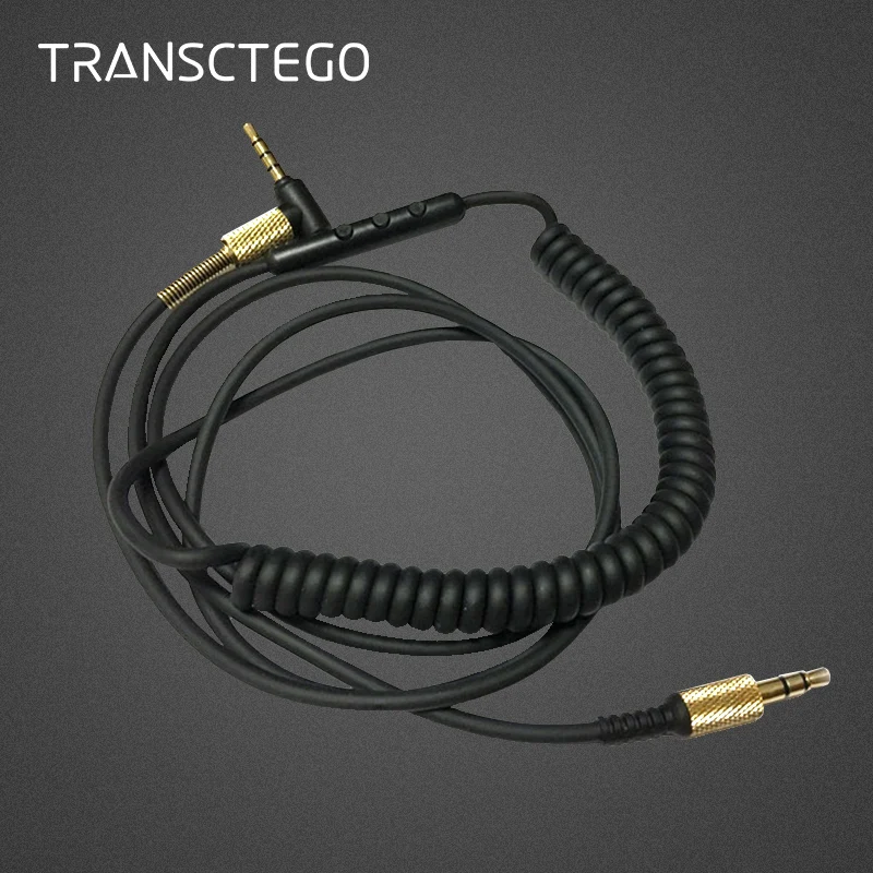 Earphone Cable DIY Headphone HIFI Replacement Headset Cords with Volume Control Remote Audio