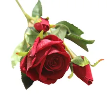 Красивые розы пионы, искусственные шелковые цветы, маленький букет Флорес, для дома, вечерние, весенние, свадебные, свадебные украшения, искусственные цветы