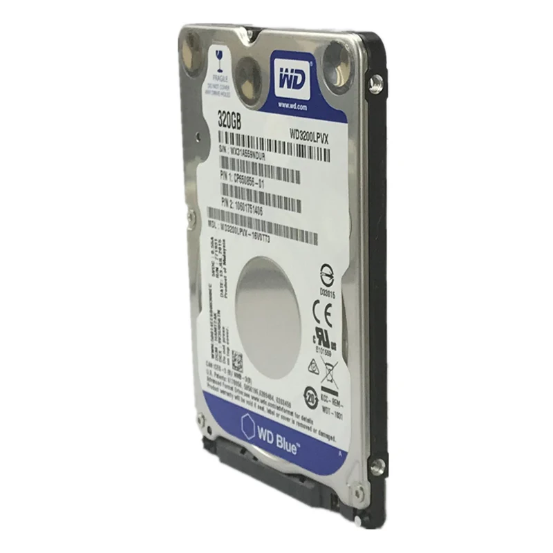 WD Blue 320Gb 2 5 &quotSATA II внутренний жесткий диск 320G HDD HD 3 ГБ/сек. 8 м 7 мм 5400 об/мин WD3200LPVX для