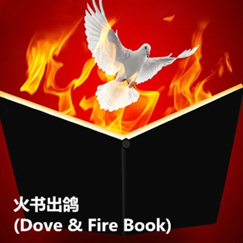 

Fire Book Appearing Dove - Magic Tricks Dove Magic Fire Illusions Mentalism Magic Close Up Stage Props Comedy