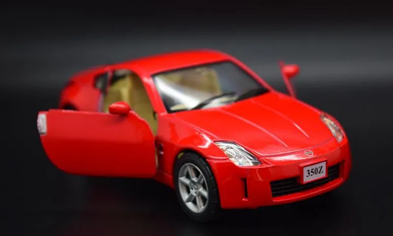 1:43 сплав тяните назад Автомобили, высокая имитация Nissan 350Z модель гоночной машины, 2 открытой двери, металл, полученный литьем под давление, игрушечные транспортные средства