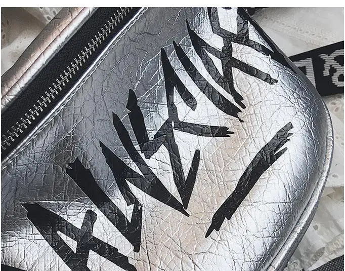 graffiti impressão balde saco bonito lazer sacos
