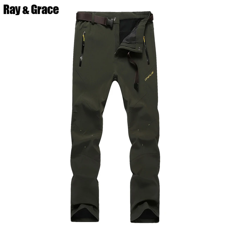 RAY GRACE invierno Softshell pantalones al aire libre de los hombres de Trekking senderismo Camping impermeable pesca caza pantalones térmicos hombre Pantalon RAY GRACE invierno Softshell pantalones al aire libre de los hombres de Trekking senderismo Camping impermeable pesca caza pantalones térmicos hombre Pantalon