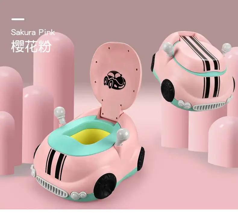 Baby Toilet Seat Cute Car Children's Pot Toilet Portable Training Boy Girls Child Potty Children's Toilet Baby Potty