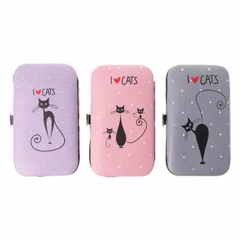

MAANGE 7Pcs Cute Animal Pedicure Manicure Set Nail Clippers Tweezer Knife Ear Pick Cleaner Cuticle Grooming Kit Case #3TL00580#