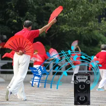 Bluetooth беспроводной светодиодный USB супер бас динамик AUX TF FM радио портативный открытый динамик s QJY99