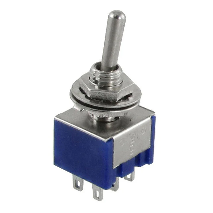 On Off On Mini Toggle Switch Wiredin Rocker Switches From
