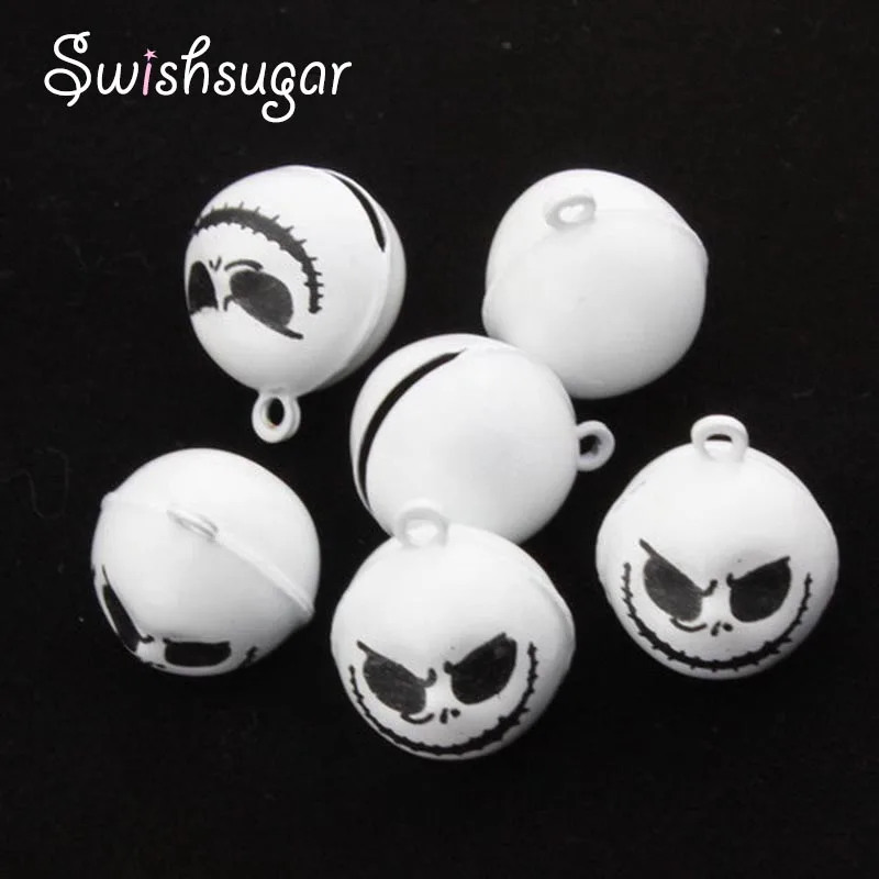 Браслет с черепами Jack Skellington праздничный Декор|bell charm|jingle bell charmshead charms |