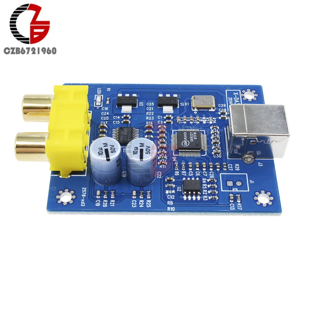 SA9227 + PCM5102A 32 бит 384 кГц DAC Hi Fi асинхронный декодер плата модуль декодирования звука