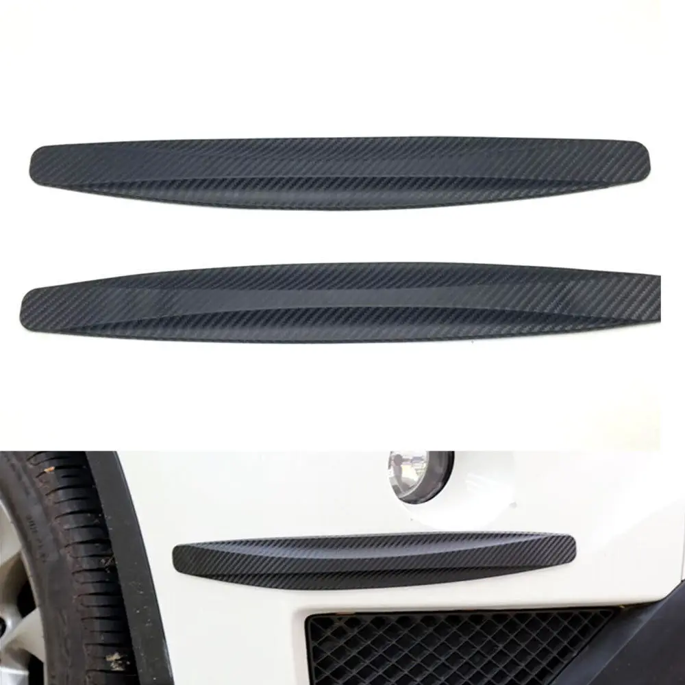 

Carbon Fiber Style Car Body Bumper Corner Anti-rub Bars Guard Anti-Scratch Lip Strips Protector For Universal Auto Car Styling