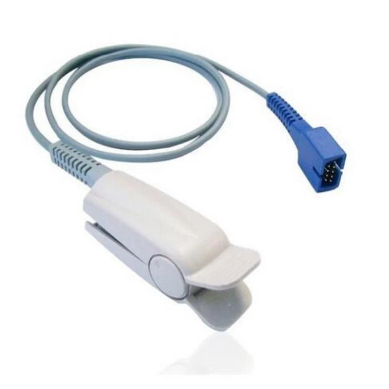 Совместим с Nellcor DB9 Pin Oximax Tech датчик Spo2 для взрослых зажимом пальцев Фотодатчик