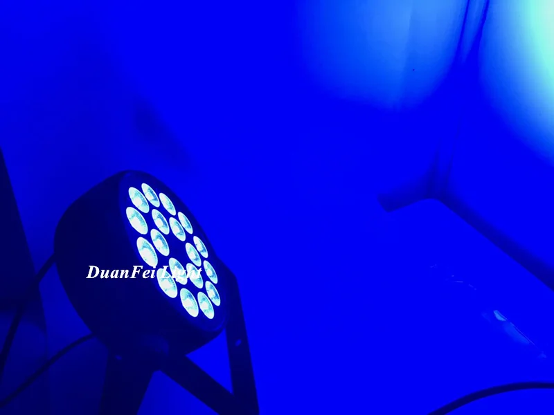 18x18w led flat par-7