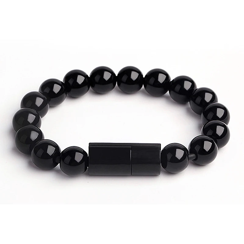 

Micro USB Cable Beads Bracelet Charging for Samsung Galaxy S5 S6 Wearable Jewelry for Iphone 5s 6 6S 7