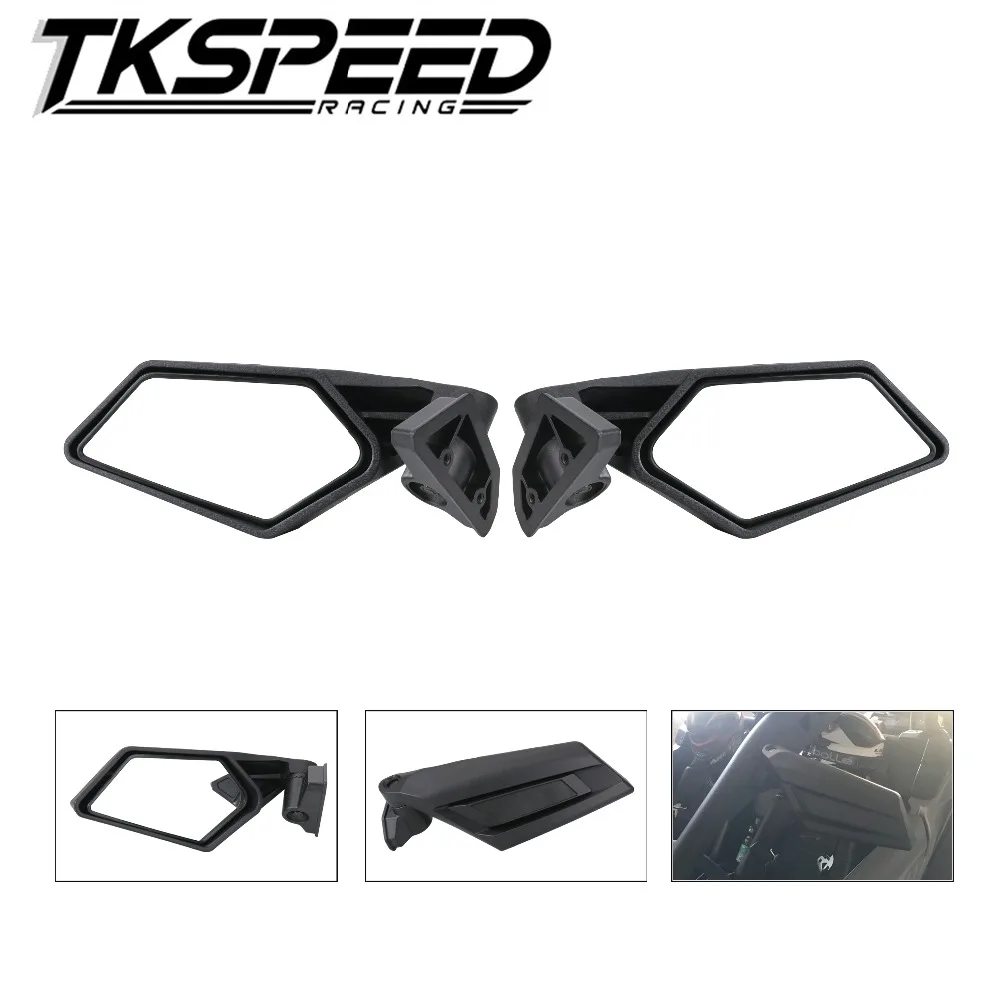 

Free shipping Newest 1pair Motocycle Rearview Mirror Side Mirror for UTV Polaris RZR May Am Maverick X3 2017 2018 CSL2018