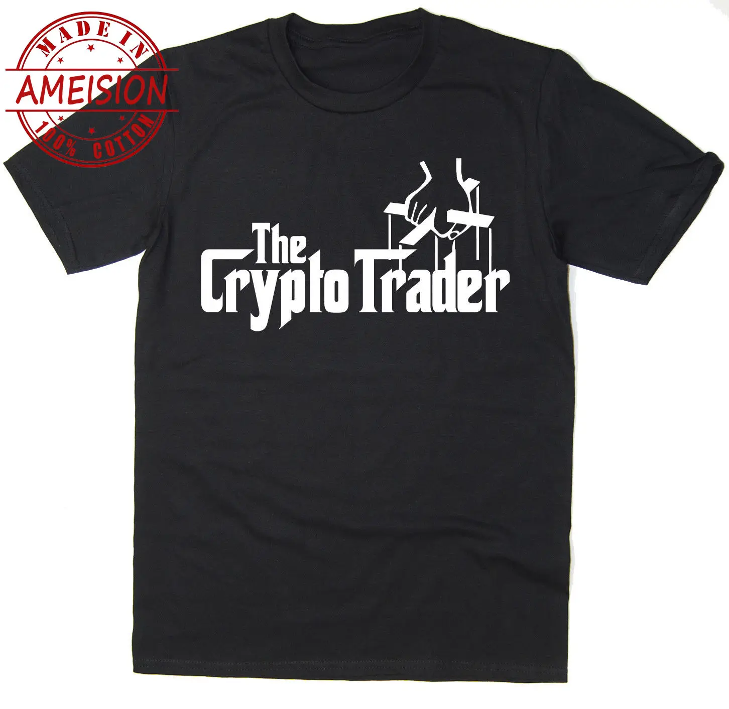 2019 Summer Short sleeve Fashion Tee Shirt The Crypto Trader - T-Shirt - Godfather Spoof - cryptocurrency bitcoin BTC LTC 2019 Summer Short sleeve Fashion Tee Shirt The Crypto Trader - T-Shirt - Godfather Spoof - cryptocurrency bitcoin BTC LTC