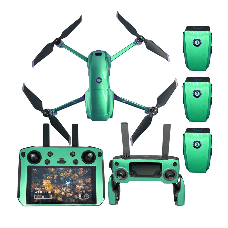 Fluorescent Sticker Body Skin Stickers for DJI Mavic 2 ProZoom Drone Body Waterproof 3M Sticker for DJI Smart Controller Skin (17)