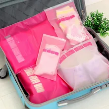 Transparent Waterproof Outdoor Draw Pocket Travel Accessories Portable Luggage Storage Organizer Makeup Cosmetic Coins Keys Bags