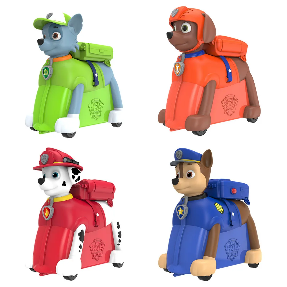 Mellem Kæmpe stor Habubu PAW PATROL Children Ride on Riding Suitcase Can be seated Carried Pulled  Removed Backpack Bag Toys Zuma Chase Rocky Marshall|Ride On Animal Toys| -  AliExpress