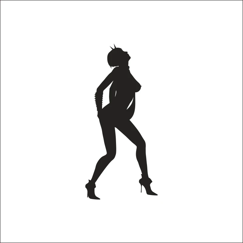 DCTAL SEX GIRL Pegatina Sexy chica caliente desnuda belleza Funny Car Sticker ventana Humor motocicleta decoraciOn de vinilo S37
