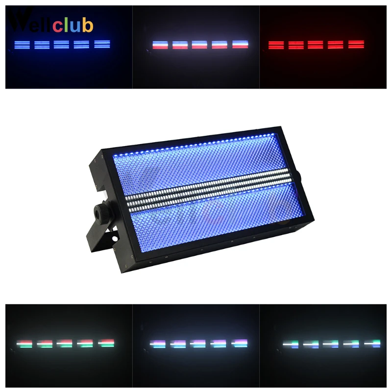 

2in1 RGB 3 in 1 Led Strobe Light Dj Light For Disco And Bar Music Disco Light with Dmx Control For Club And Stage lighting