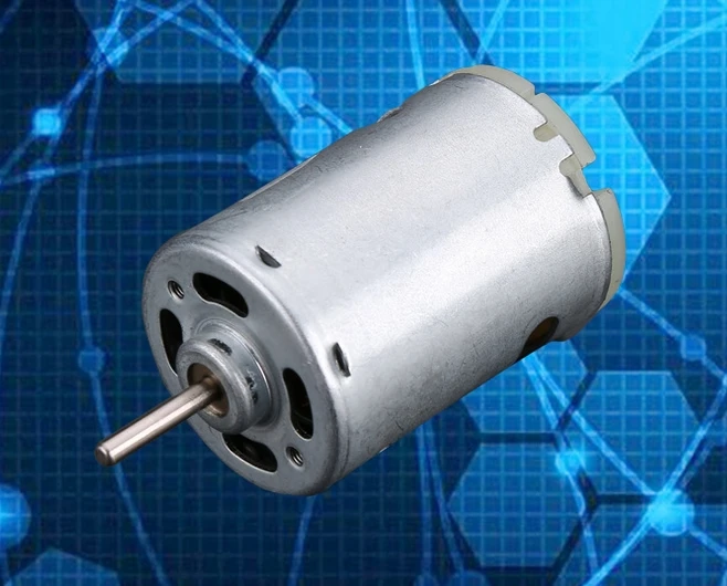 Powerful 545 DC motor long axis front ball bearing motor 12 24V 8.62A