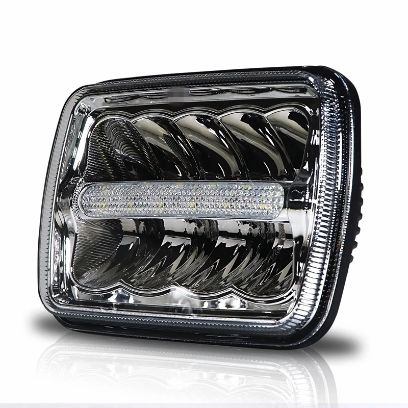 TNOOG 4 шт. 40 Вт 7x6 'ƋX7&quot светодиодный проектор фары Hi Lo луч Halo DRL H6014/H6054 для Jeep Cherokee