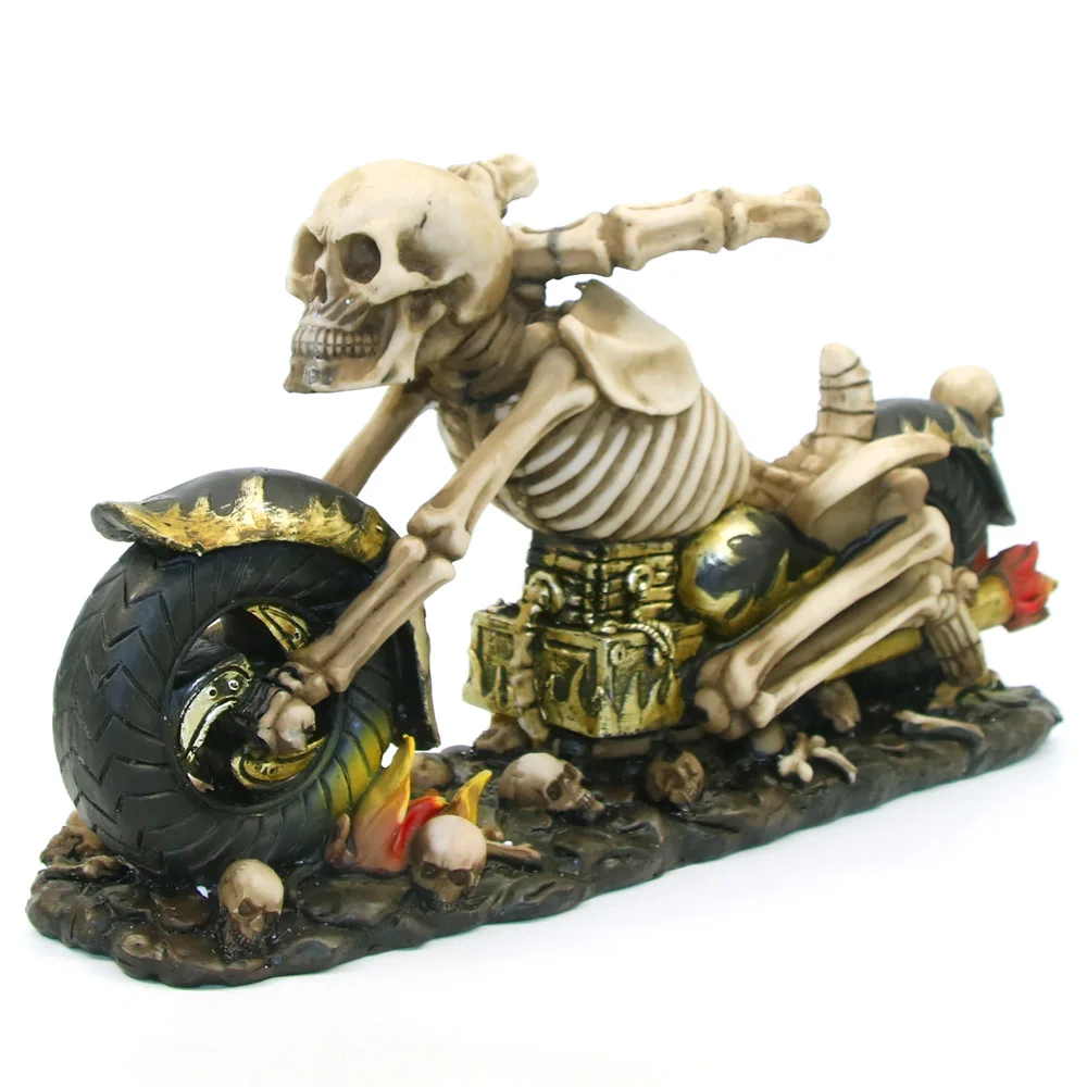 Skeleton on Bike