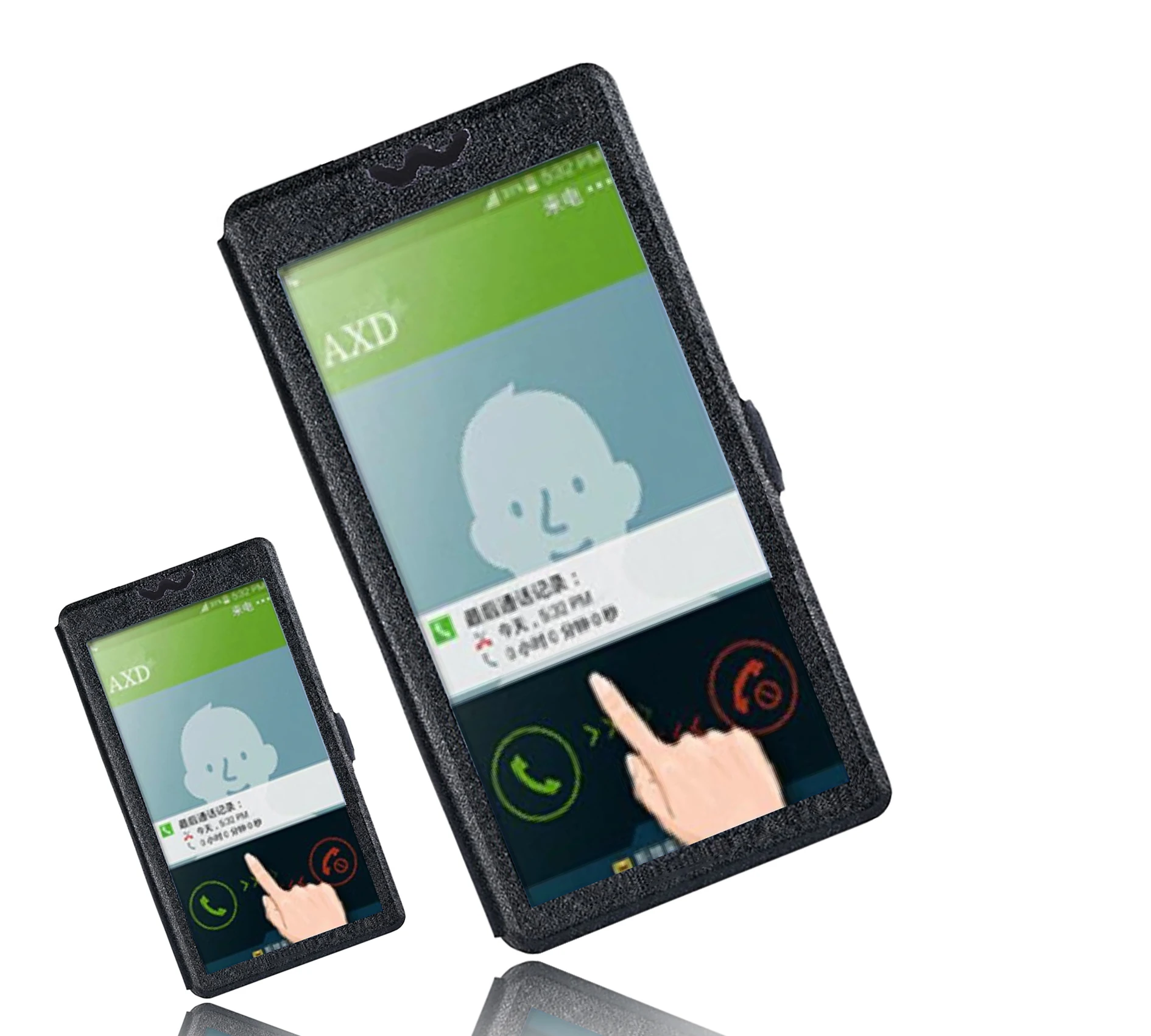 Новые PU кожа для zte nubia N1 lite случае полный вид окна мода стоять телефон флип защиты