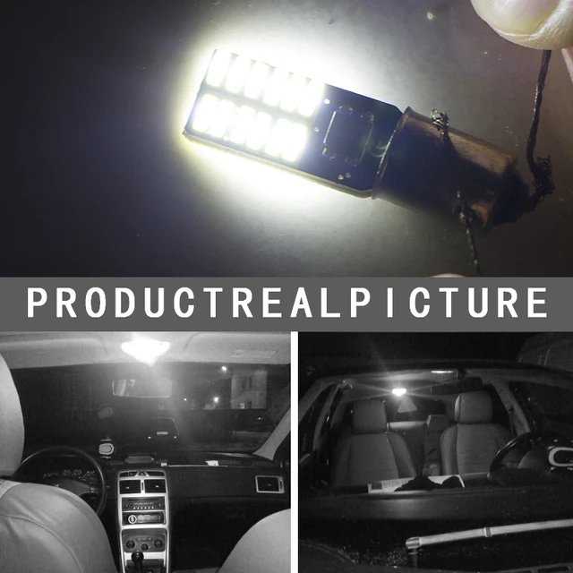 4XCar LED BA9S t4w h6w ba9s t11 Canbus 24 SMD 4014 LED Light Bulb No error led parking car styling Fog light Auto univera lamps