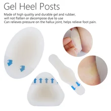 4pcs Foot Care Skin Relief Plaster Hydrocolloid Blister Patch Heel Protection Foot Care Tool Anti-wear Adhesive Heel Pedicure