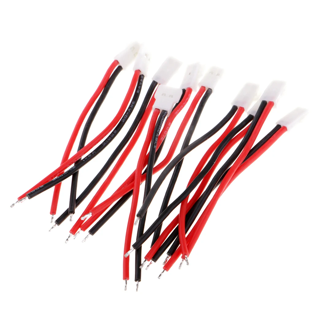 10pcs RC Battery Charging Adapter Cable Wire for 3.7V Battery Female Plug