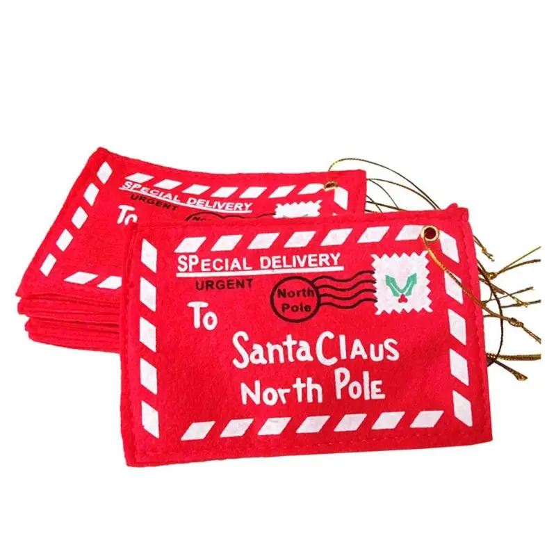 Санта-Клаус красный Рождество приветствие кулон конверт Рождественский Декор сумки рождественские подарки для девочек школьные
