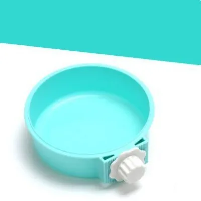 Blue Подвесная миска для собак из нержавеющей стали, переносная миска для собак, собак, кошек, для кормушек, универсальный маленький средний товар для домашнего животного - Цвет: Blue